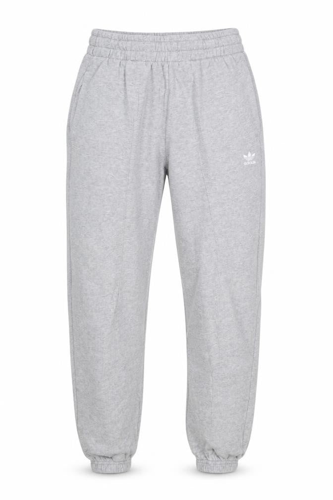 Adidas Womens Grey Jogger Sweatpants Size 8 Elastic Waist Fleece