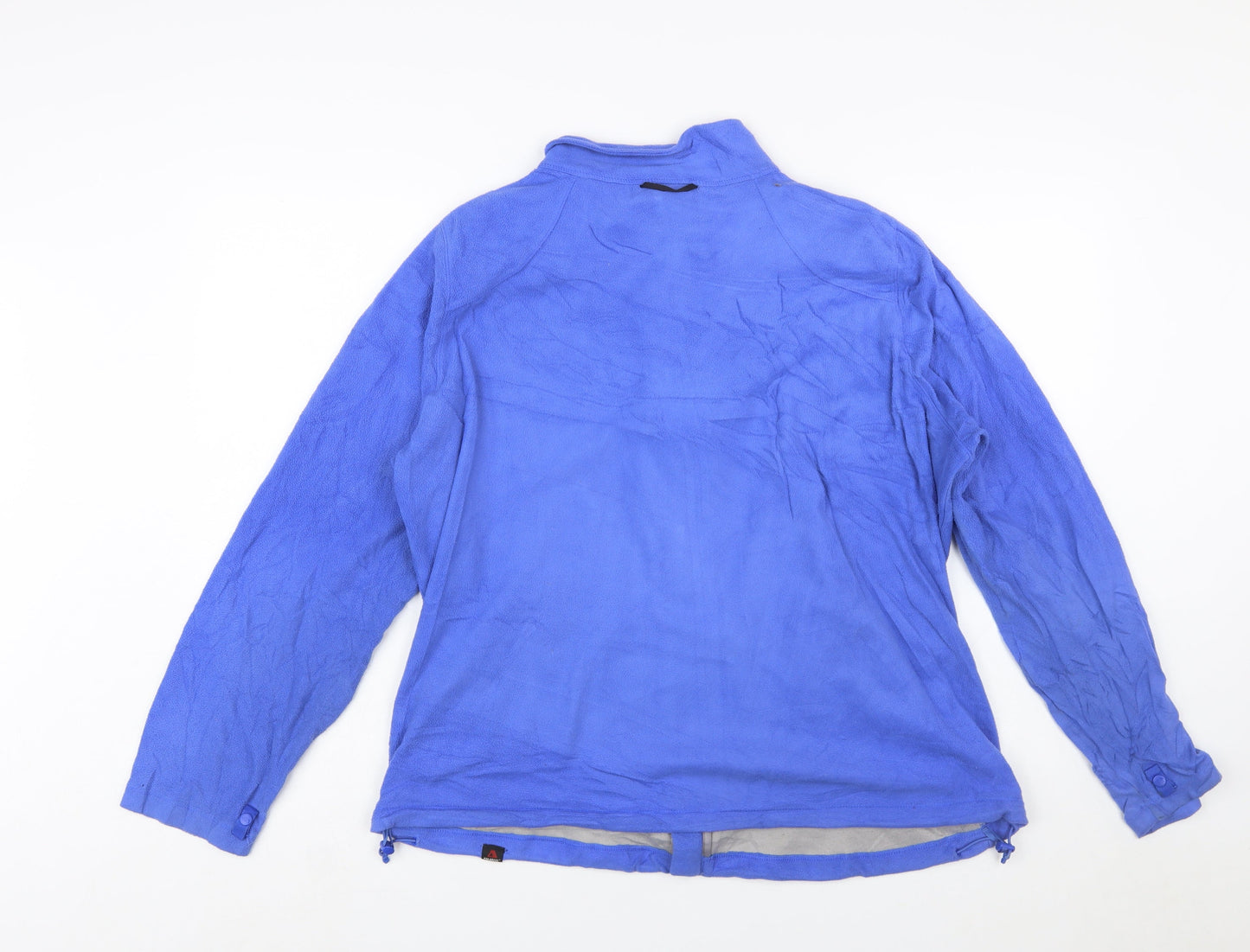 The North Face Women's Blue Fleece Full Zip Jacket XL