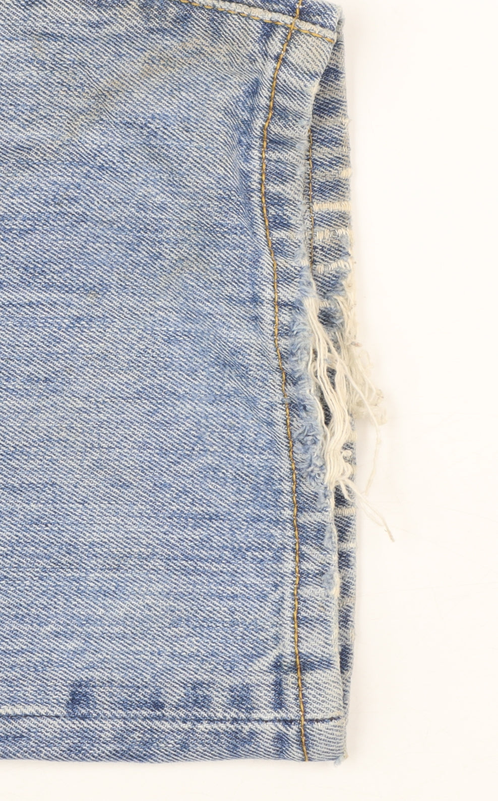 Levi's 501 Men's Blue Straight Leg Distressed Jeans W36 L34