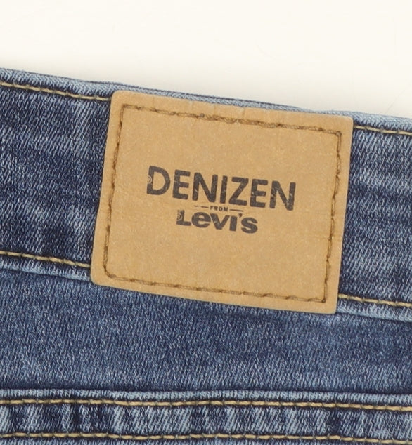 Denizen from Levi's Womens Blue Size 10S Straight Leg Stretch Jeans