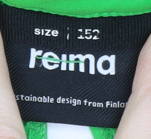 Reima Teens Green Waterproof Hooded Anorak Jacket Size 14