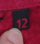 Portwest Women’s Red Pullover Hoodie Size 12 Fleece Lined Casual
