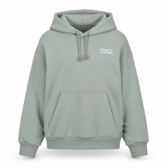 Adidas Women's Green Hoodie Size XS Pullover Cotton Blend
