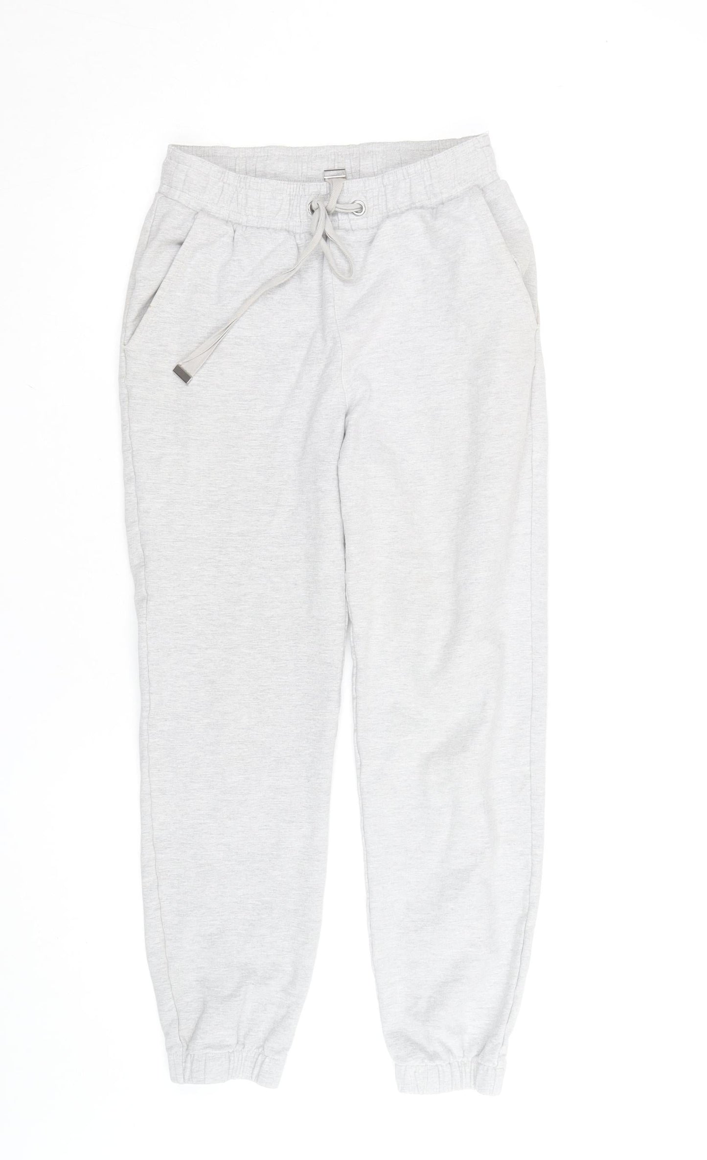 Marks and Spencer Women's Grey Jogger Trousers Size 8 Regular Fit