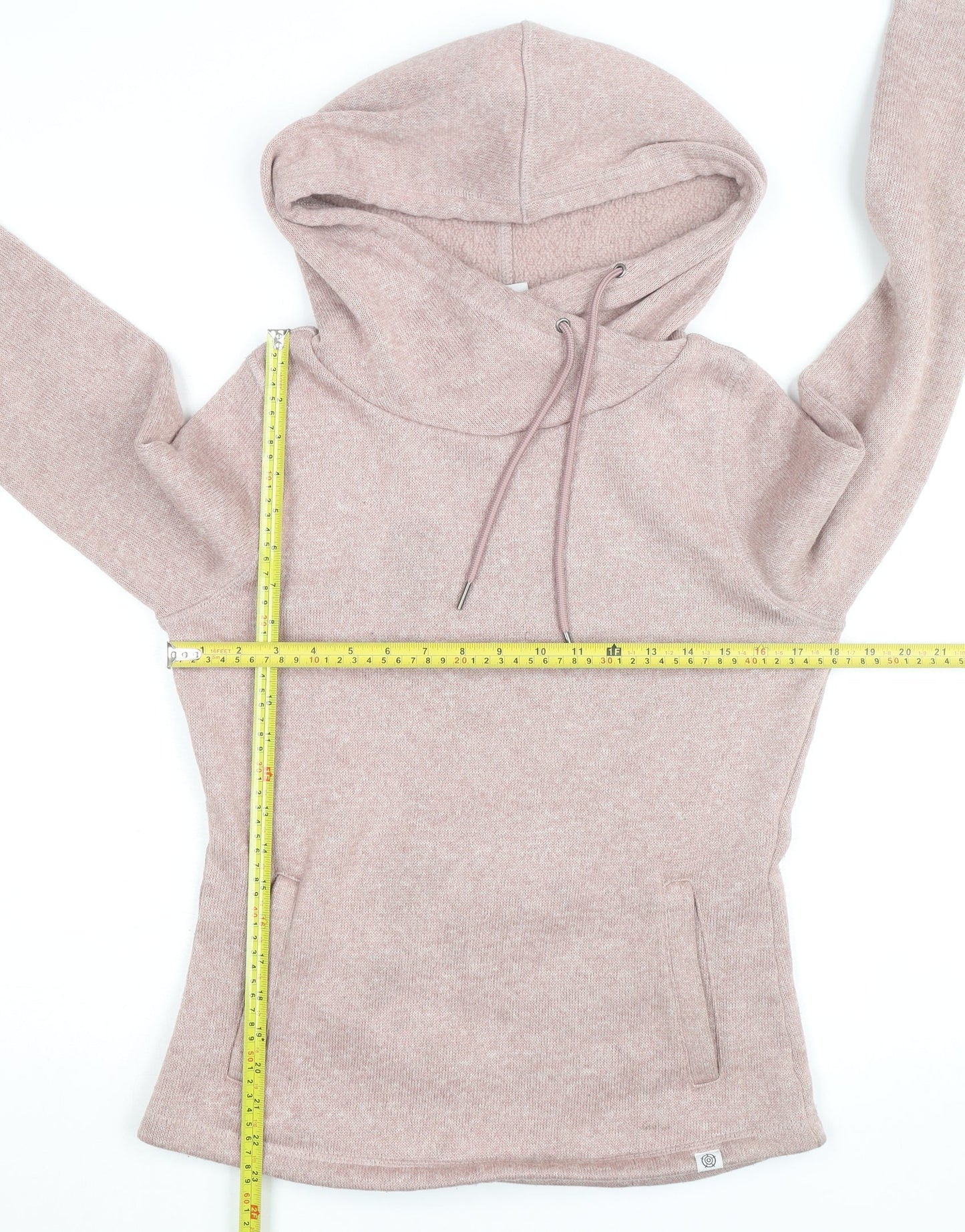TOG24 Womens Pink Long Sleeve Pullover Hoodie Size 8