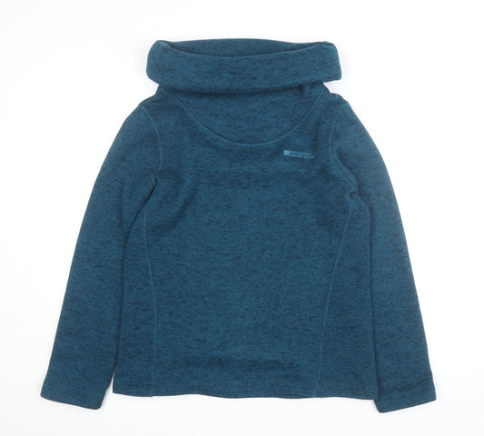 Mountain Warehouse Blue Fleece Pullover Jacket Unisex Adults S