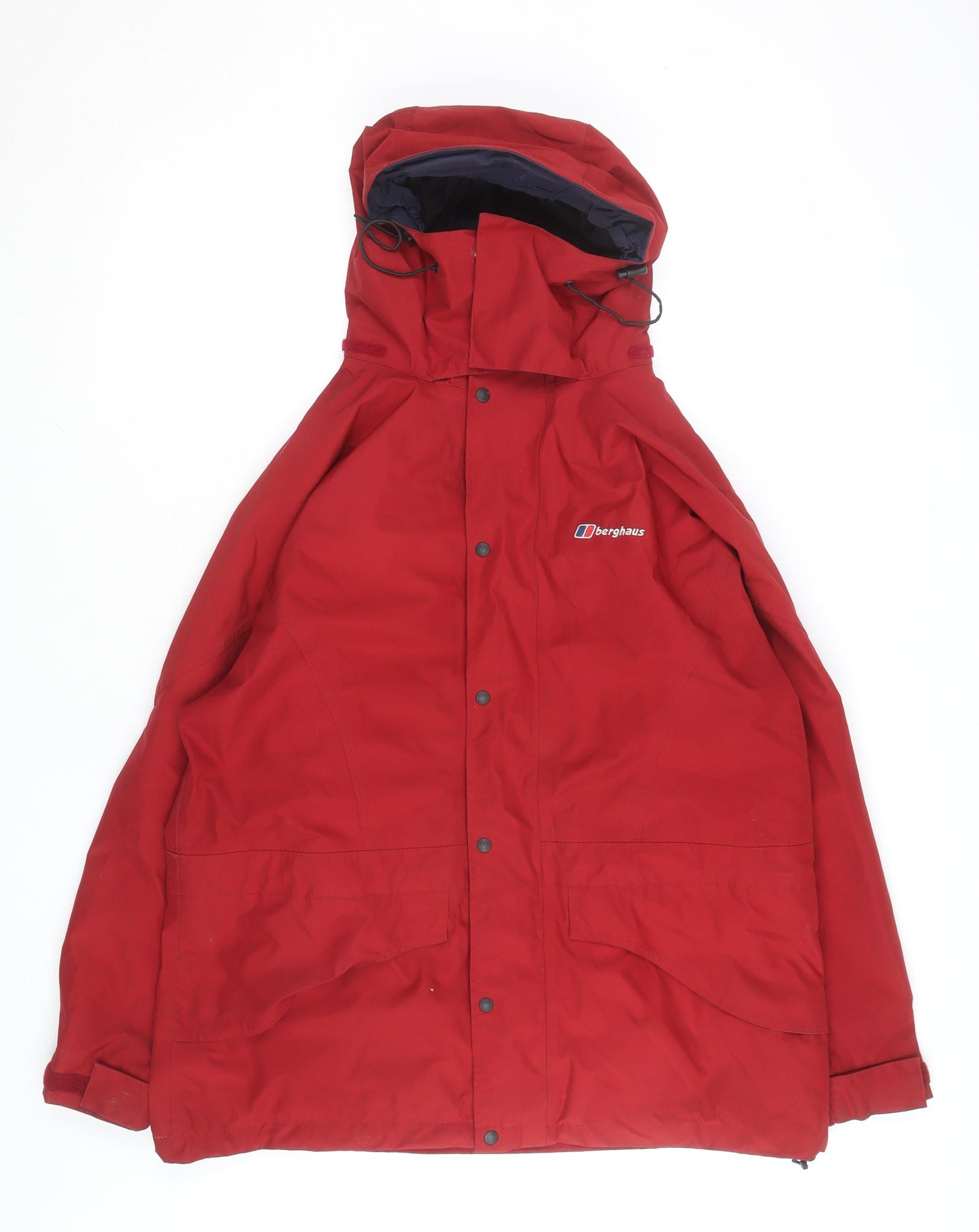 Berghaus Womens Red Waterproof Hooded Parka Jacket Size 14