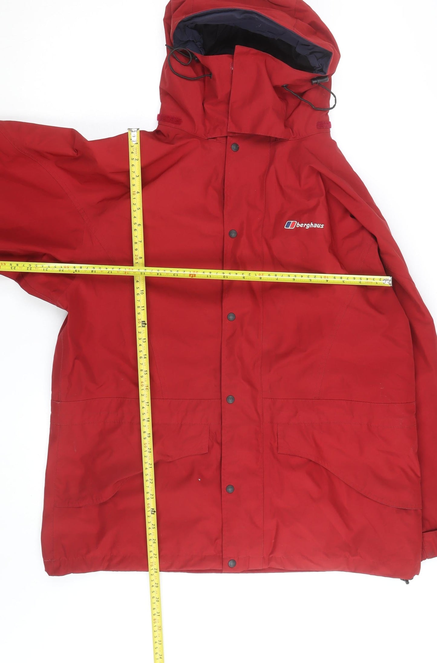 Berghaus Womens Red Waterproof Hooded Parka Jacket Size 14