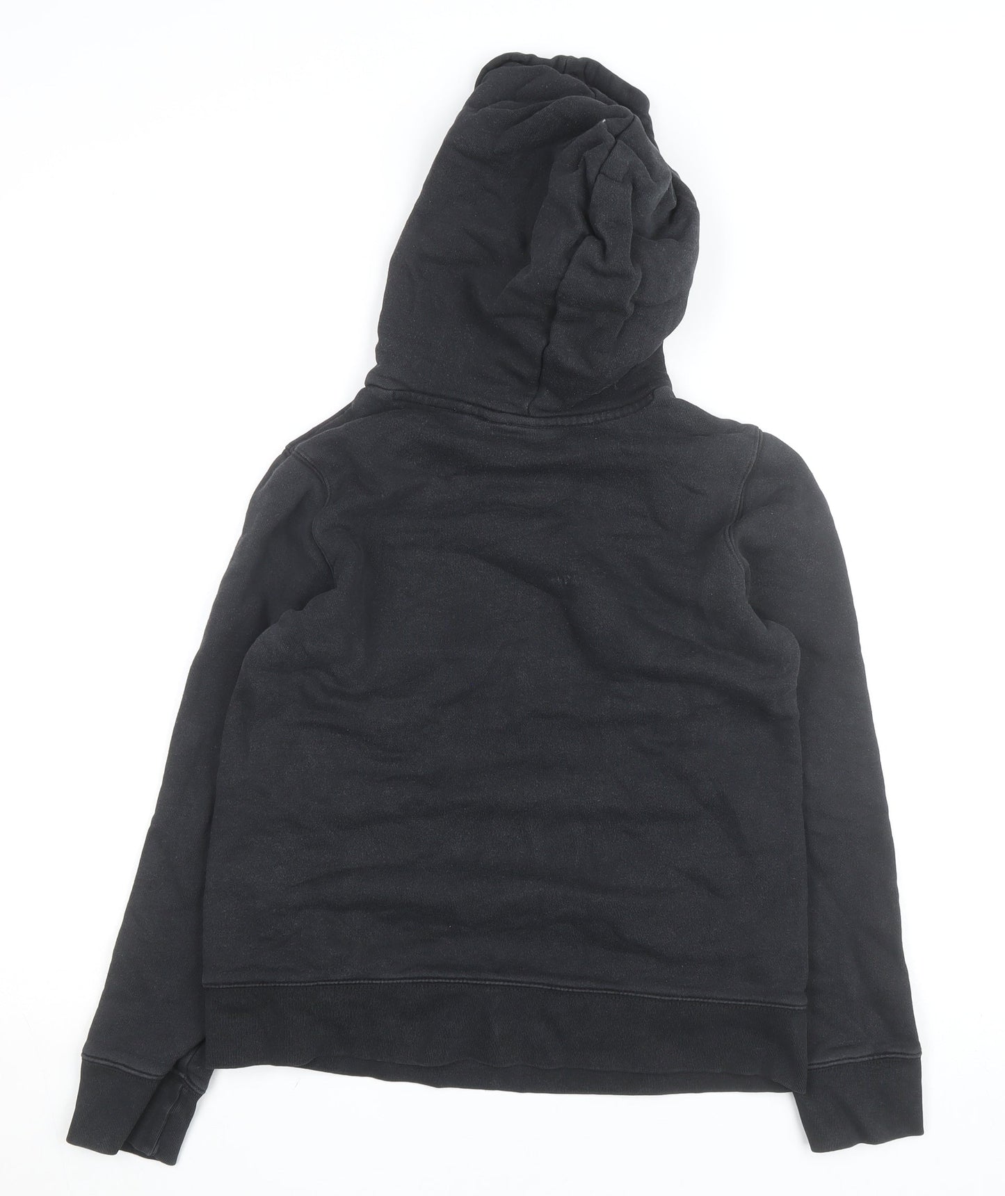 Adidas Women's Black XS Trefoil Pullover Hoodie Cotton Blend