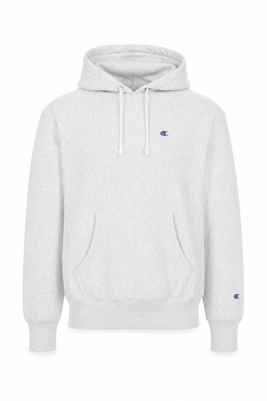 Champion Men's Grey Reverse Weave Pullover Hoodie Size M