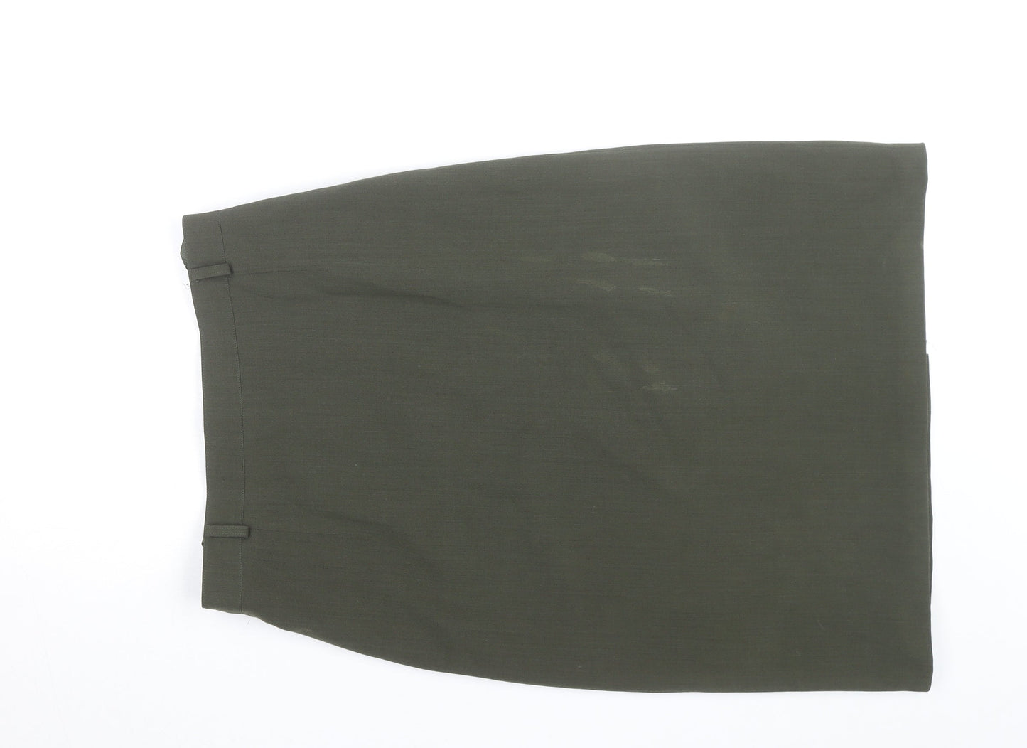 Marcona Women’s Green Wool Blend Pencil Skirt Size 12