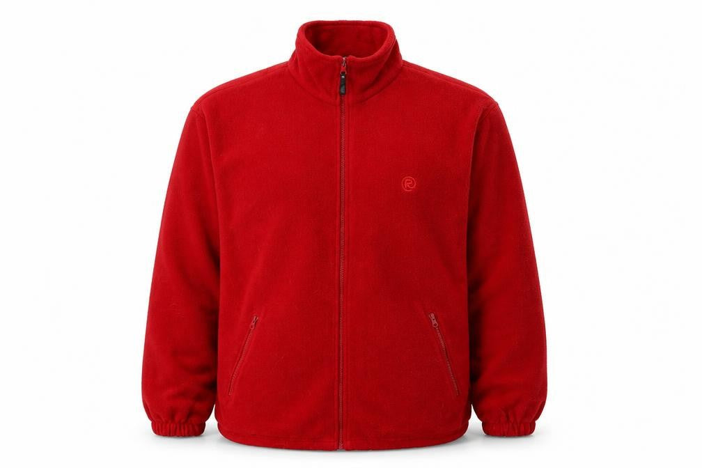 Rydale Men’s Red Full Zip Fleece Sweatshirt XL