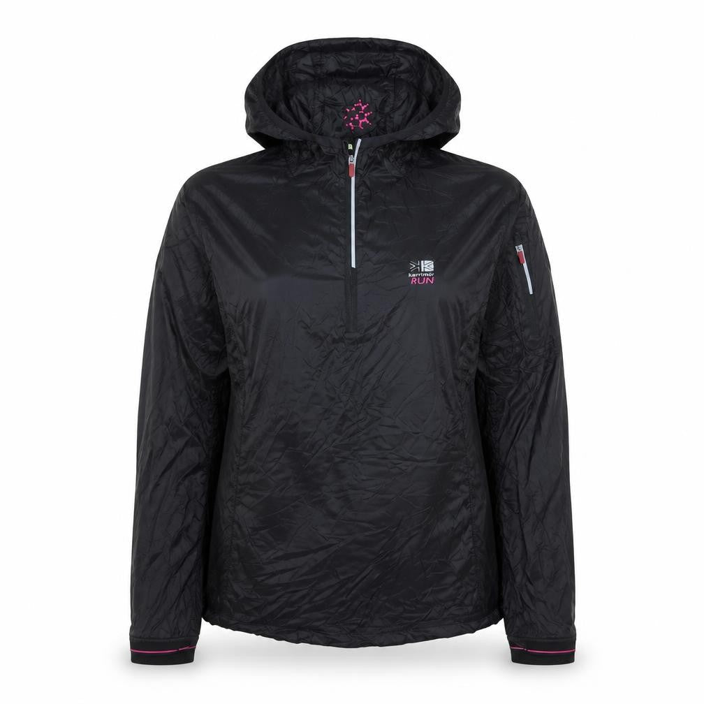 Karrimor Womens Black Size 12 Windbreaker Hooded Sports Jacket