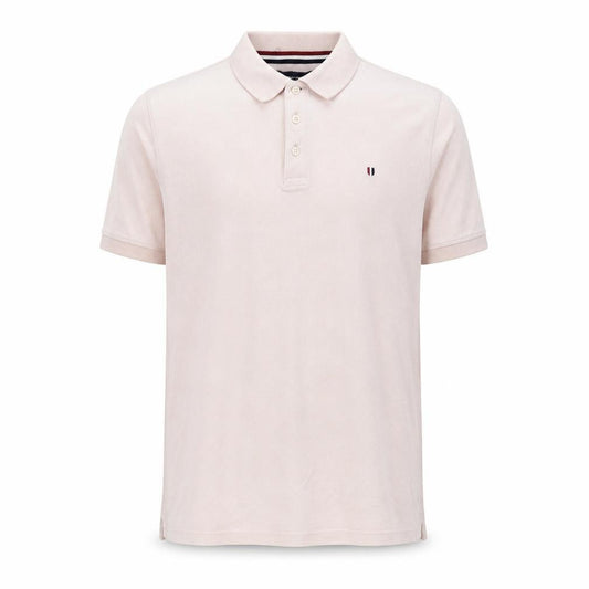 Jack & Jones Men’s Beige Polo Shirt Size L Cotton Classic Fit
