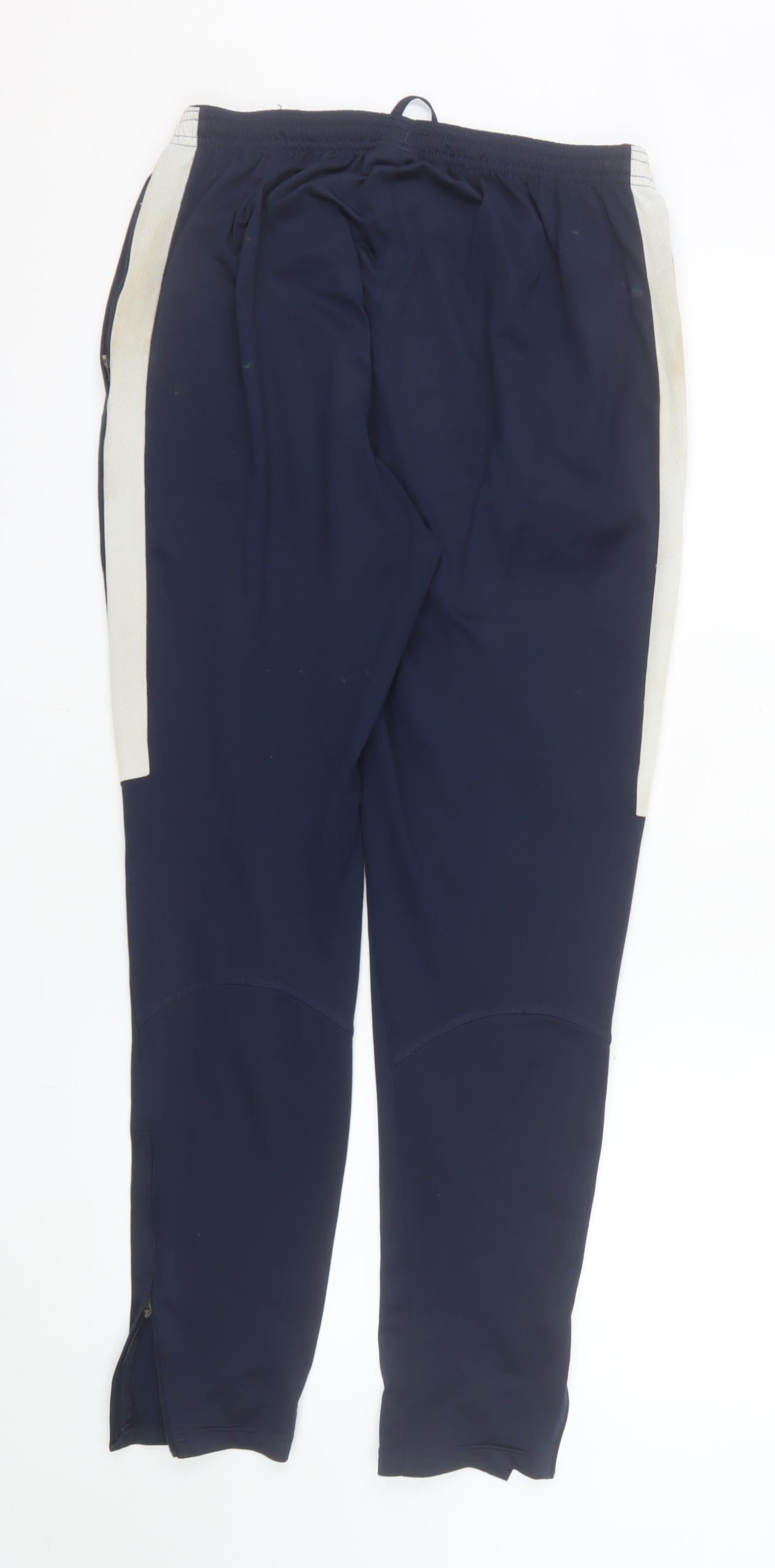 Nike Men's Blue Dri-FIT Track Pants M Regular Fit Activewear
