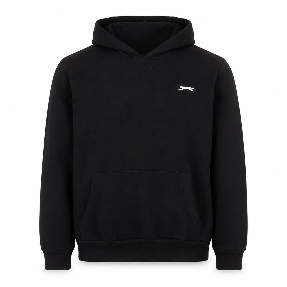 Slazenger Men's Black Pullover Hoodie L Fleece Sweatshirt