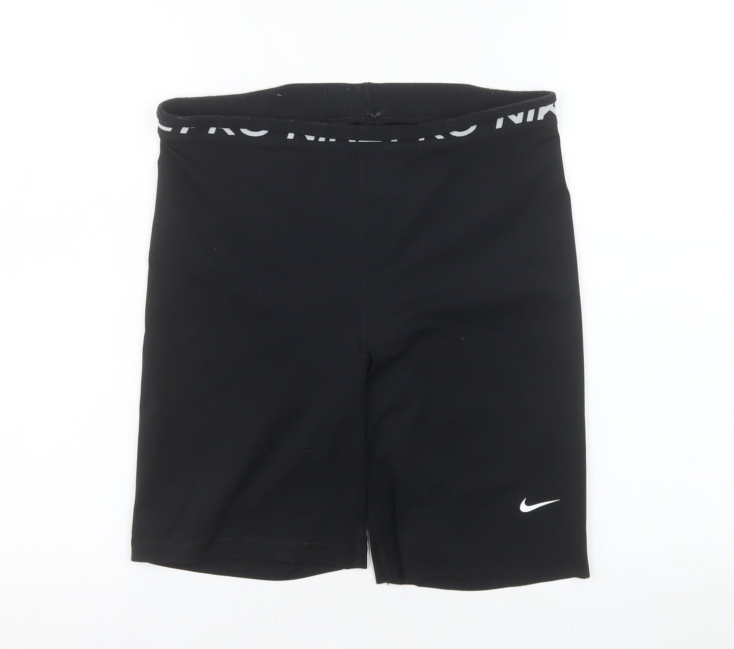 Nike Pro Dri-FIT Black Compression Shorts Womens L Gym Running