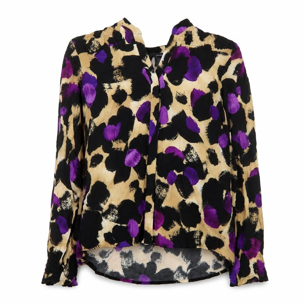 Le Comte Women's Multicoloured Viscose Blouse Size 8