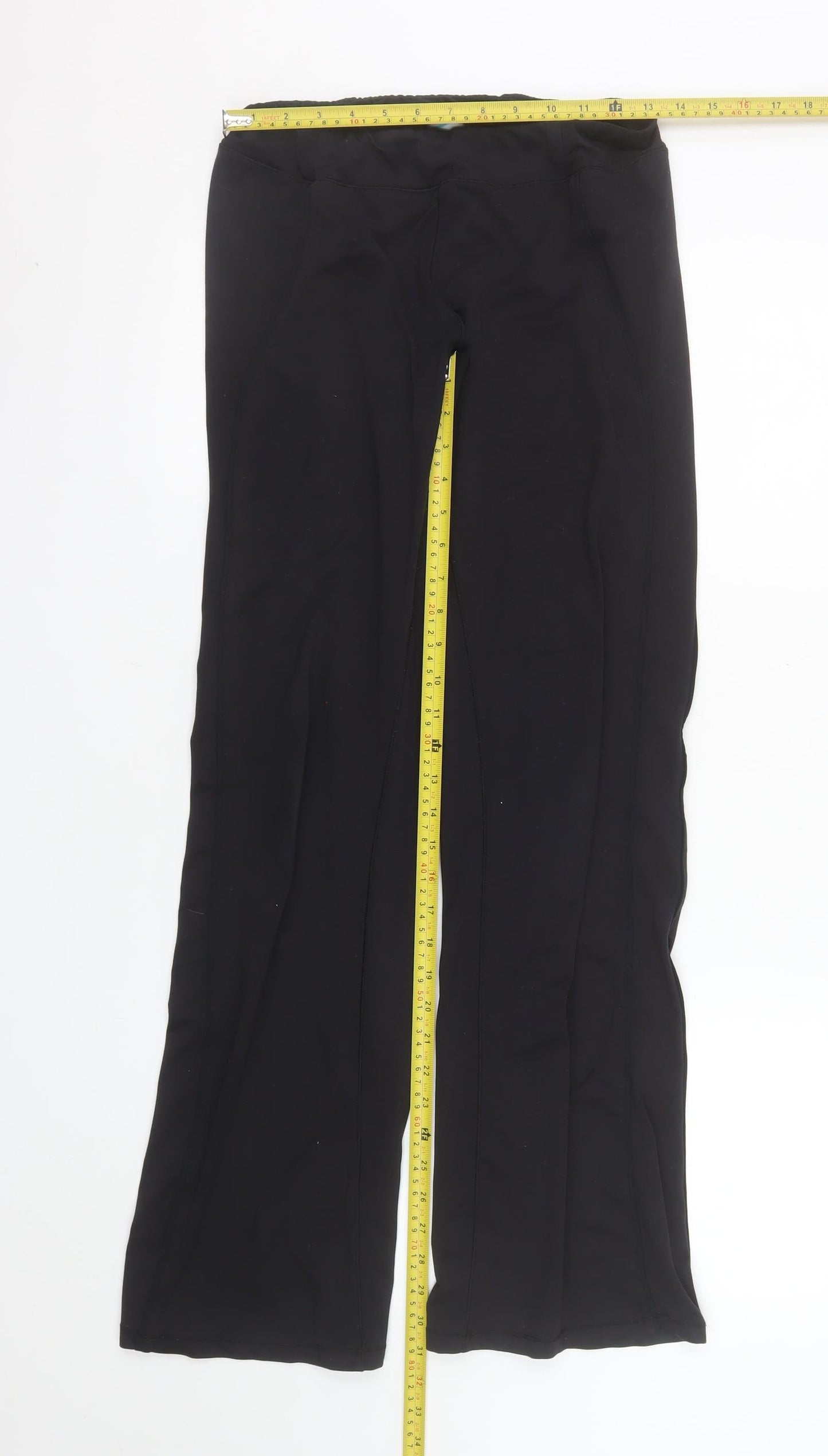 LA Gear Women's Black Track Pants Size 10 Stretch Active Trousers