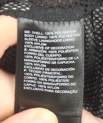 The North Face Womens Black M Waterproof Hooded Rain Jacket