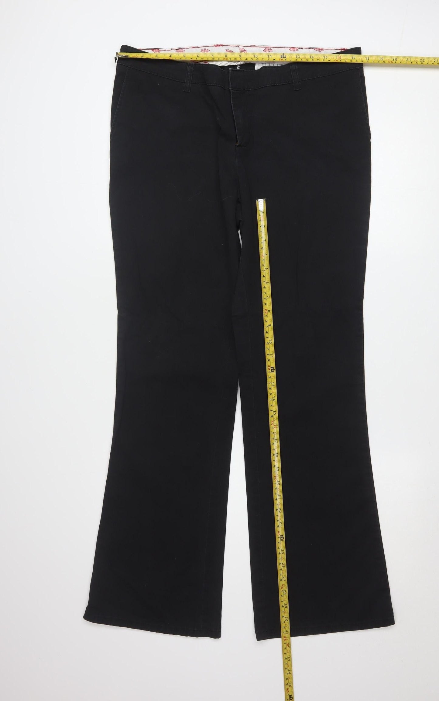 Dickies Women's Black 14 Regular Workwear Twill Trousers