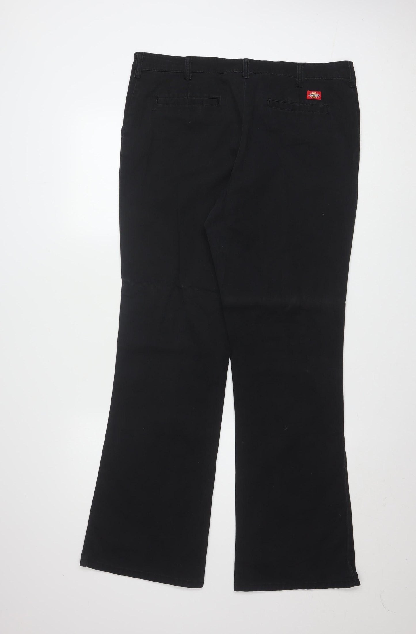 Dickies Women's Black 14 Regular Workwear Twill Trousers