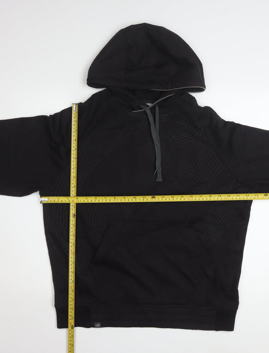 Champion Men's Black Pullover Hoodie Medium Sportswear