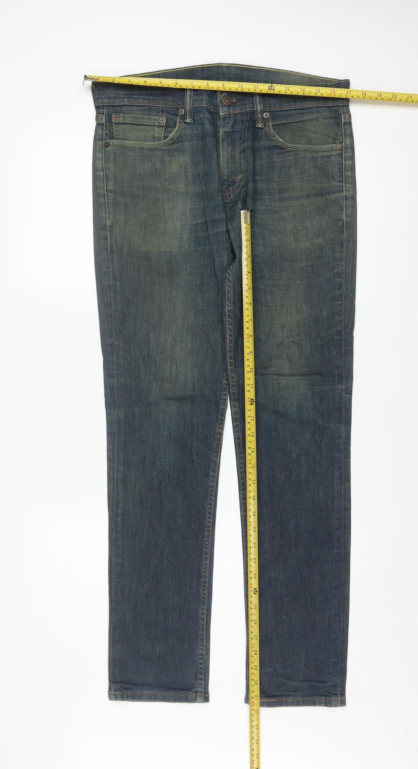 Levi's 511 Men's Blue Slim Denim Jeans W32 L32 Stretch Cotton