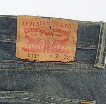 Levi's 511 Men's Blue Slim Denim Jeans W32 L32 Stretch Cotton