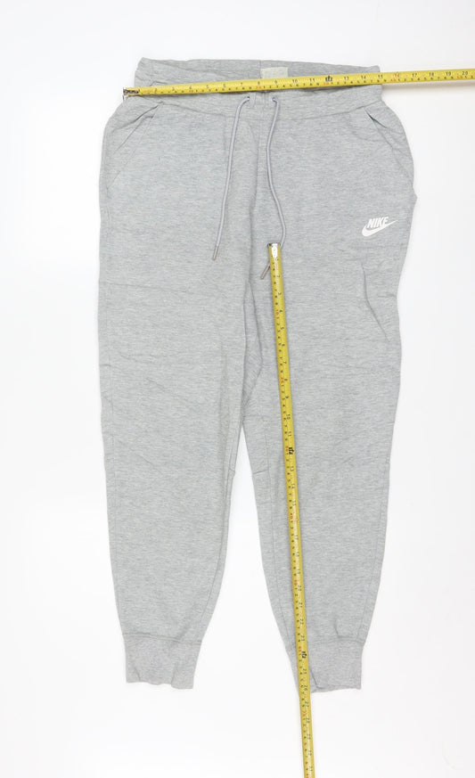 Nike Men’s Grey Jogger Sweatpants Size S Regular Fit Activewear