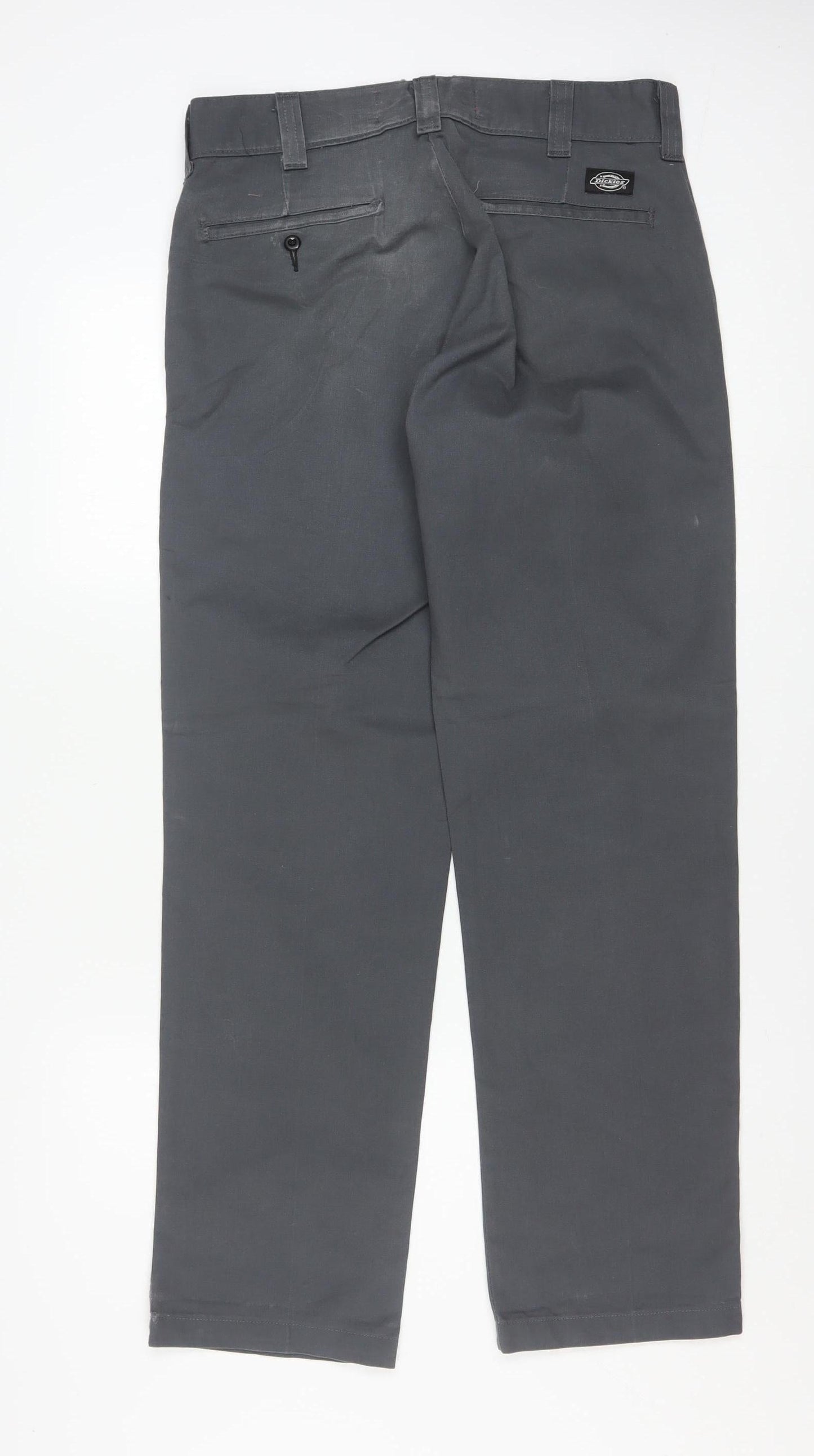 Dickies Men's Grey 32x32 Regular Fit Chino Workwear Trousers
