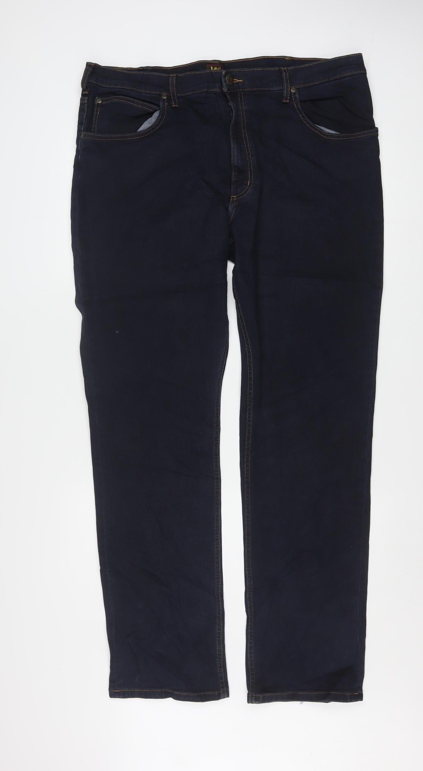 Lee Men's Blue Brooklyn Straight Jeans W40 L34
