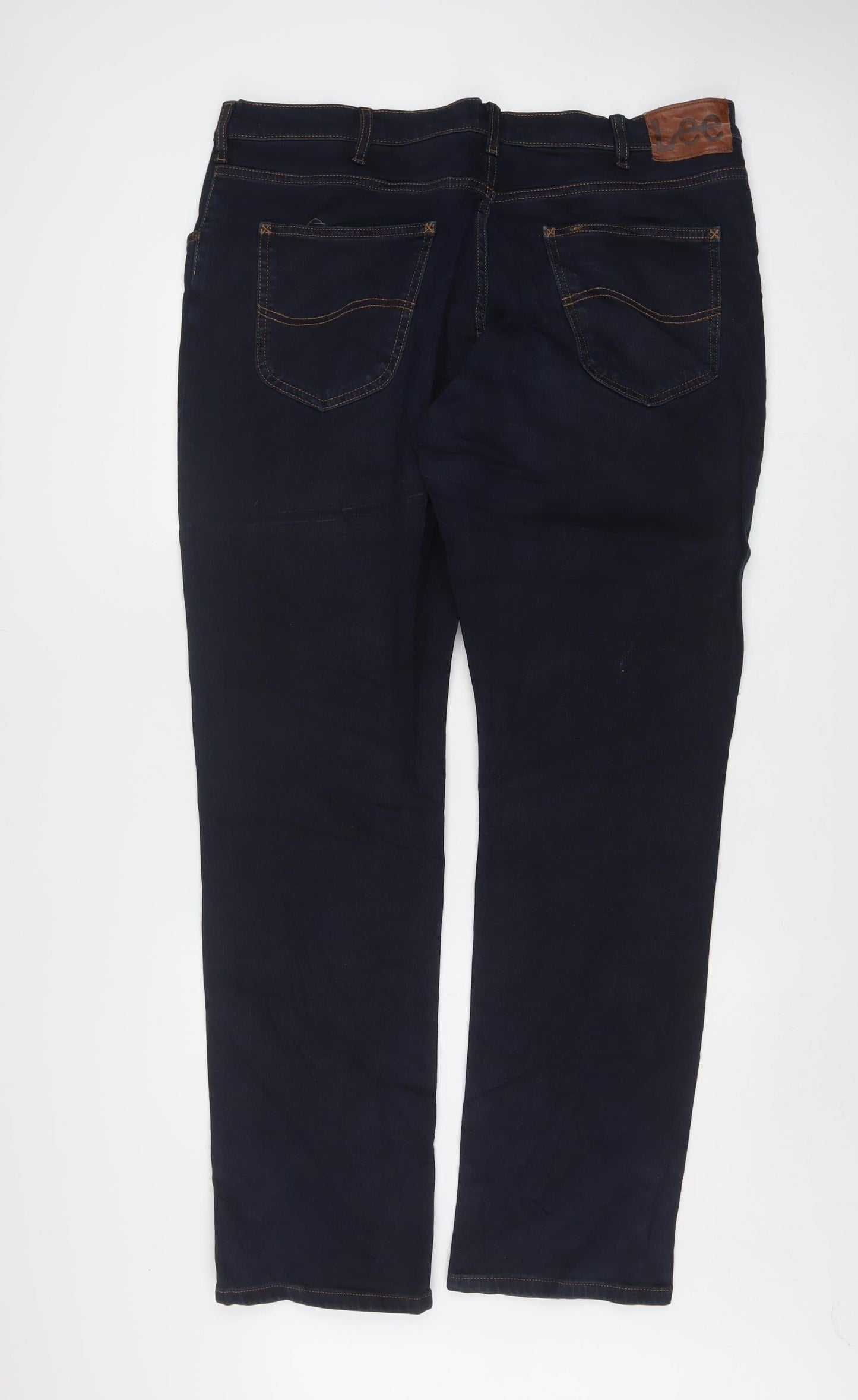 Lee Men's Blue Brooklyn Straight Jeans W40 L34