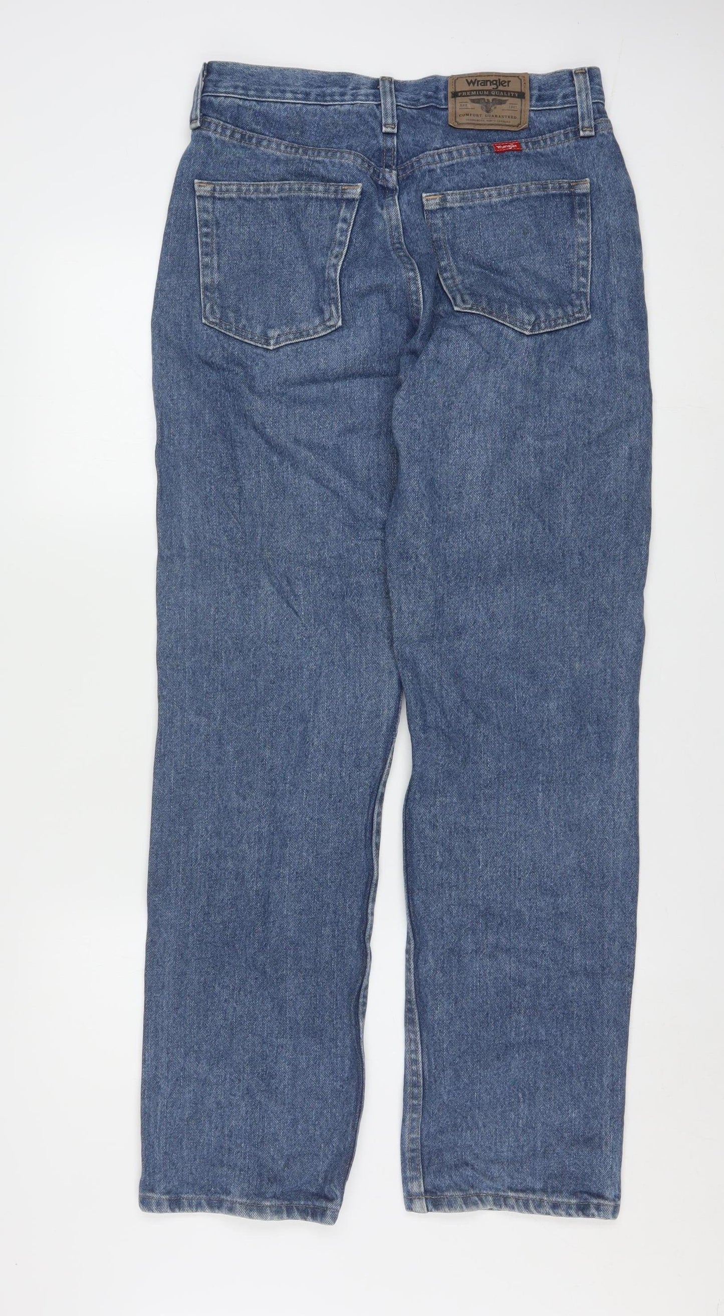 Wrangler Men's Blue Regular Fit Straight Denim Jeans 30x30
