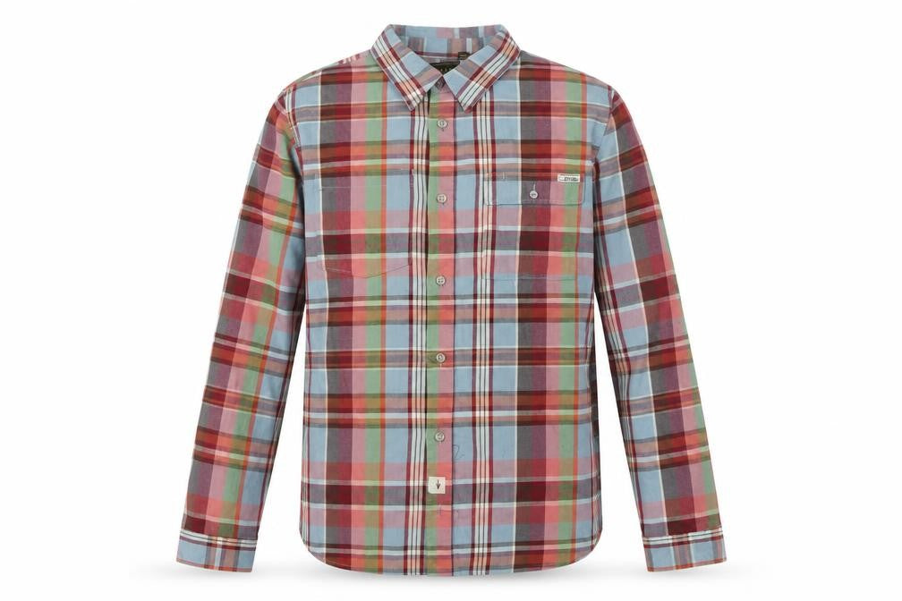 Galloway Classics Men's Multicoloured Check Long Sleeve Button-Up Shirt Size S