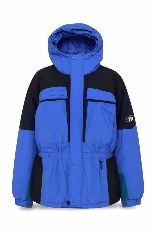 Columbia Womens Blue Ski Jacket XL Hooded Lined Winter Coat