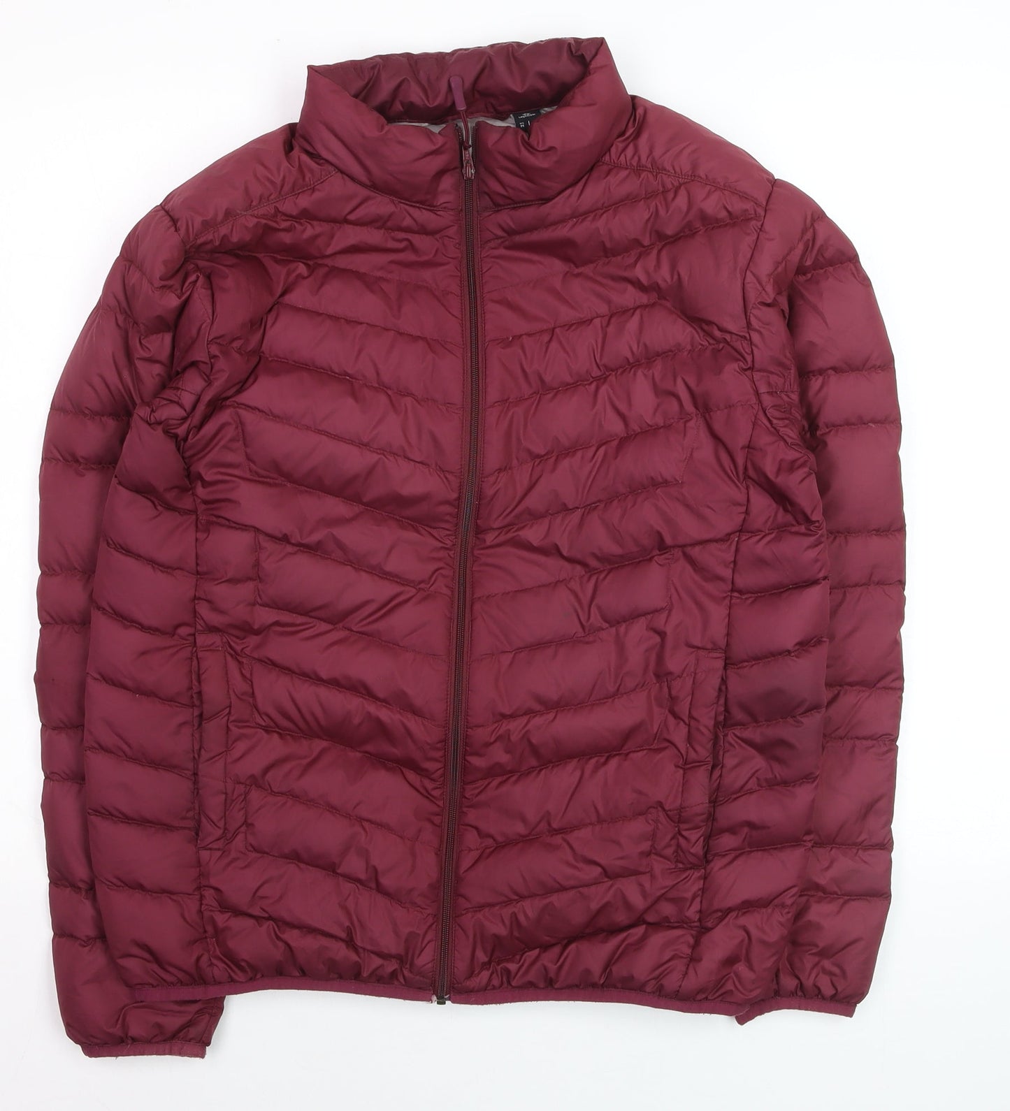 Lapasa Women's Red Puffer Jacket Size L Down Insulated Lightweight Winter Coat