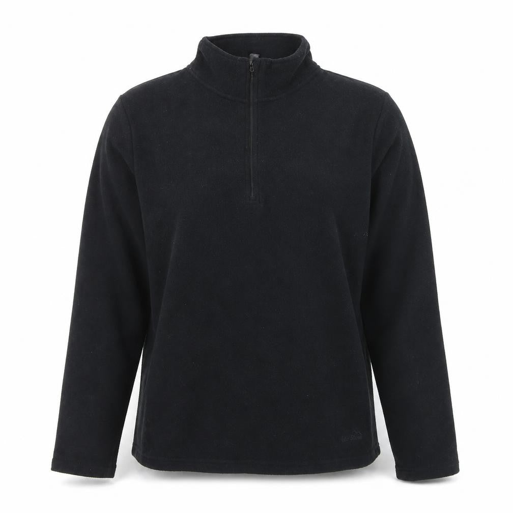 Peter Storm Women's Black 1/2 Zip Fleece Pullover Size 18