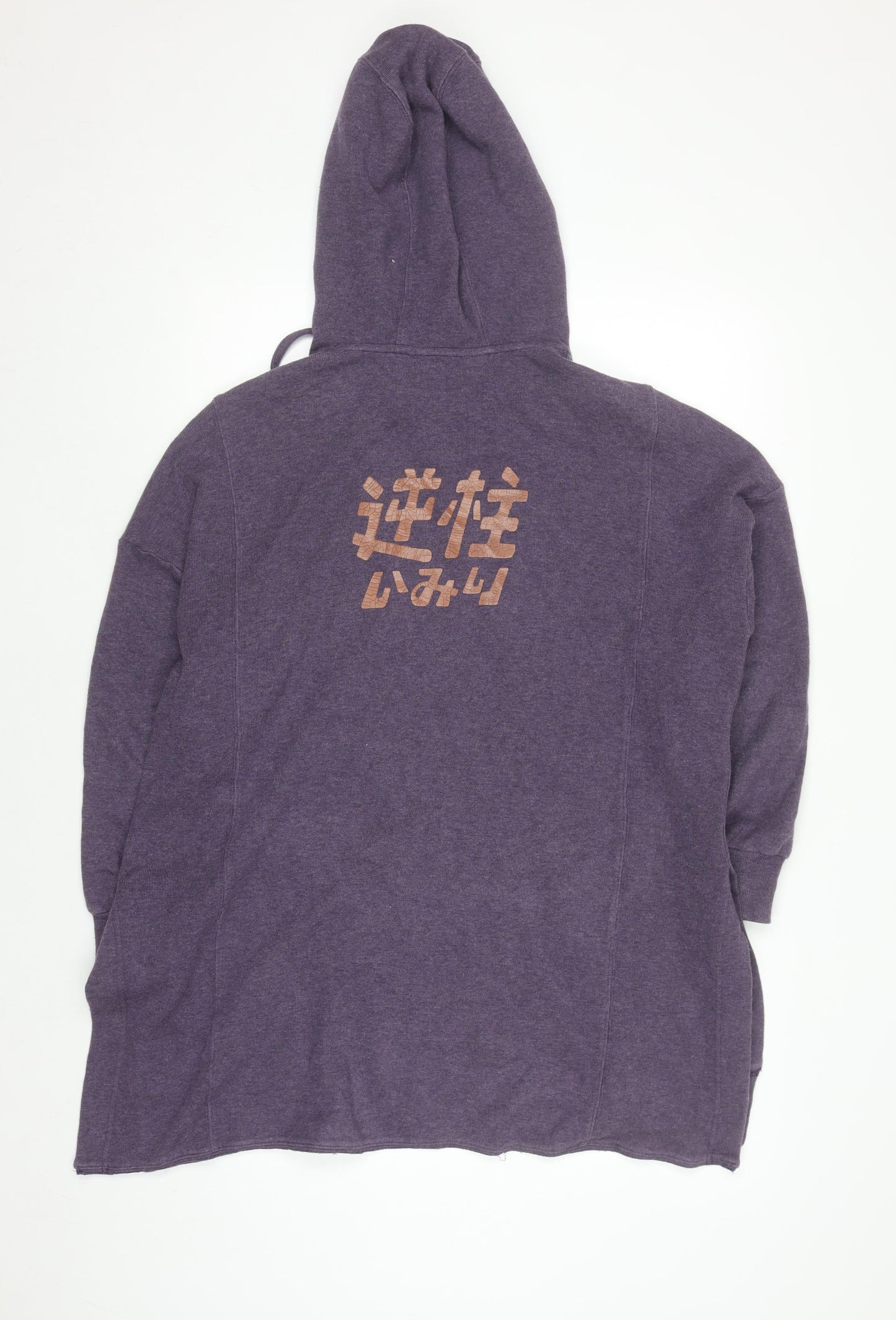 Movel Unisex Purple Graphic Anime Pullover Hoodie XS