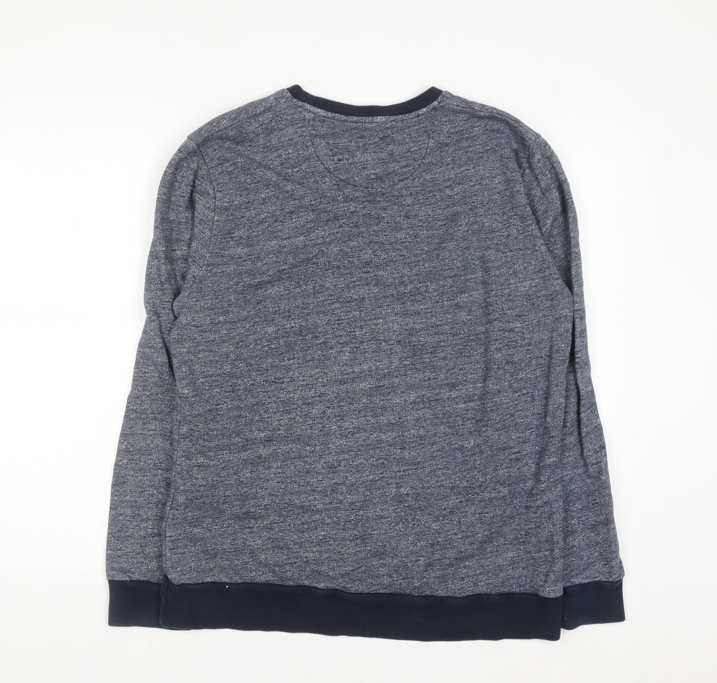 Henri Lloyd Men’s Blue Crew Neck Sailing Logo Sweatshirt Size L
