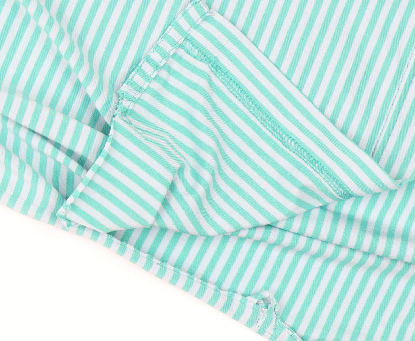 Peter Millar Men’s Green Striped Polo Shirt Size M Regular Fit