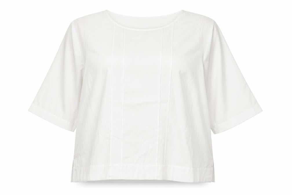 Carolyn Donnelly The Edit Women's White 3/4 Sleeve Viscose Blouse Size 18