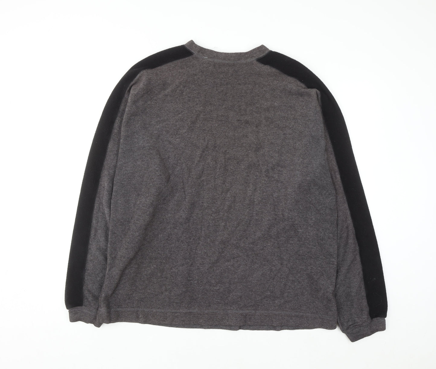 Prides Landing Men’s Brown Fleece Pullover Sweatshirt Size L