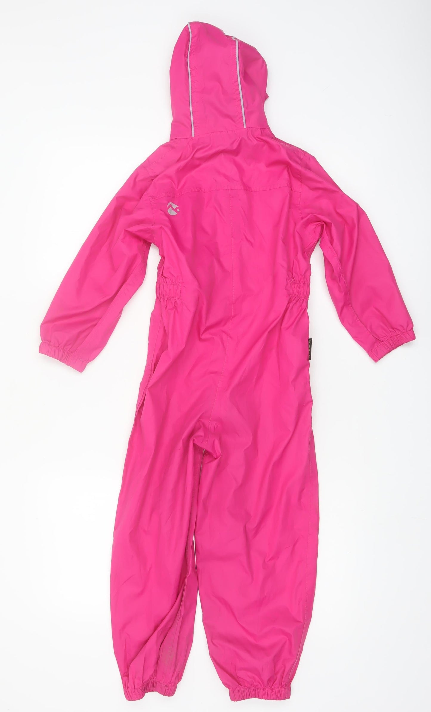 Gelert Girls Pink Waterproof Hooded Jumpsuit 5-6 Years Outdoor All-in-One