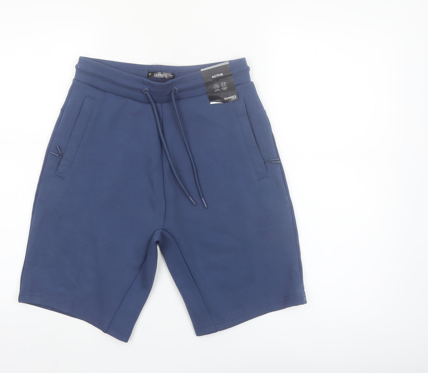 Dunnes Men Blue Small Sweat Shorts Active Gym & Training Wear