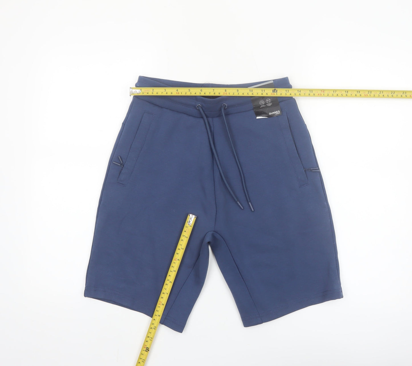 Dunnes Men Blue Small Sweat Shorts Active Gym & Training Wear