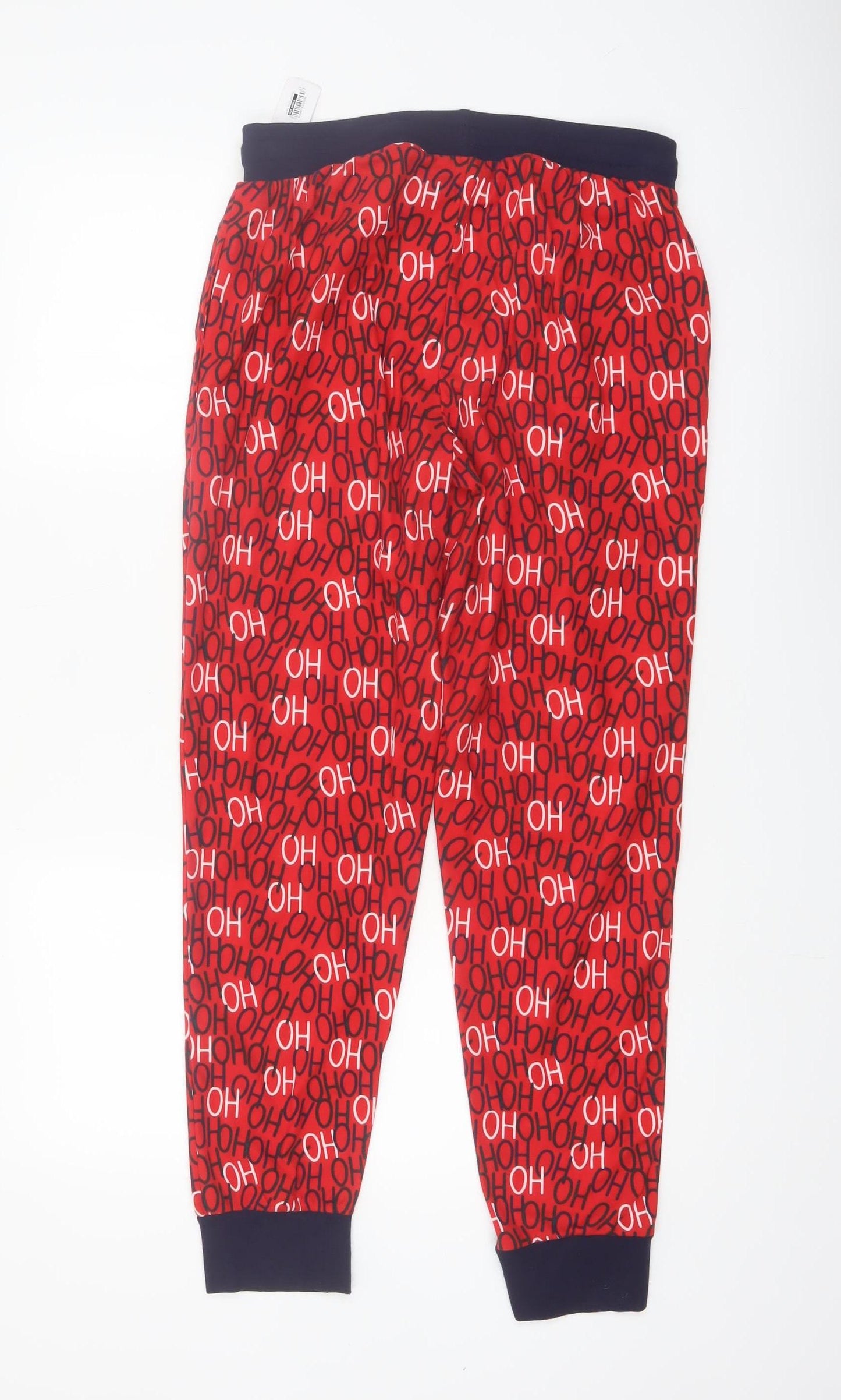 Dunnes Stores Men's Red 'Ho Ho Ho' Christmas Lounge Pants Small