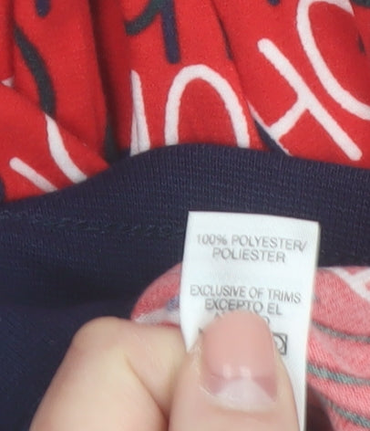 Dunnes Stores Men's Red 'Ho Ho Ho' Christmas Lounge Pants Small
