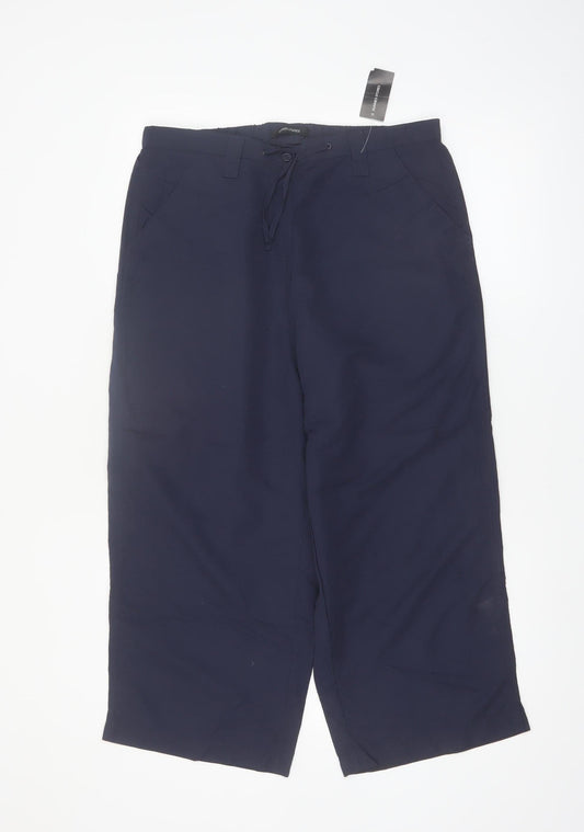 St. Bernard for Dunnes Stores Women's Blue Size 14 Cropped Trousers