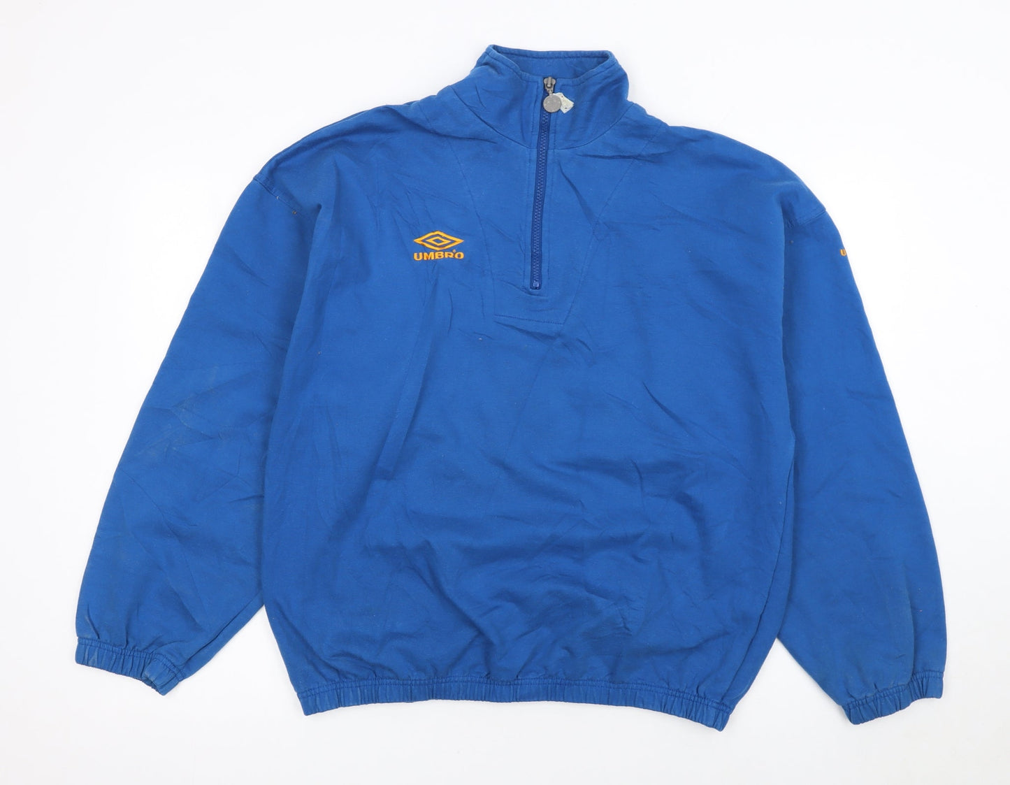 Umbro Men's Blue L 1/2 Zip Pullover Sweatshirt